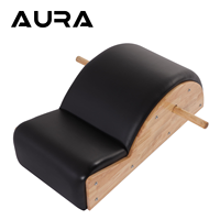 Correcteur de posture en chêne pleine taille, durable et réglable, pour l'entraînement en yoga et pilates en studio, avec bienfaits pour la santé