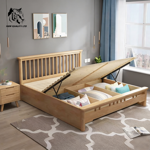 china factory lowest price customization large stock ready to ship 1.8m king <b>bed</b> modern design bedroom furniture <b>queen</b> <b>size</b> <b>bed</b> - Product Image 3