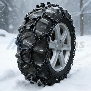 Chaînes à neige 11R24.5 en acier pour pneus de tracteurs agricoles et forestiers, neuves, modèle MP-01, chaînes de pneus pour tracteurs - Product Image 3