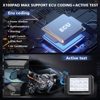 2024 XTOOL X100 MAX OBD2 Programación de llaves Fob Herramienta de codificación ECU avanzada Todos los diagnósticos del sistema 30 + Función de reinicio bidireccional