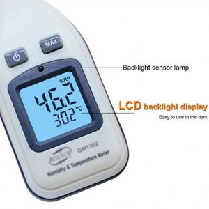 Vaisala xách tay kỹ thuật số Nhiệt kế độ ẩm Meter nhựa LCD hiển thị mô hình gm1360 gm1360a gm1361 gm1361 + gm1362 OEM ODM - Product Image 4