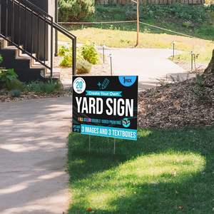 تصميم مخصص عاكس أبيض أسود البلاستيك في الهواء الطلق وقوف السيارات في الشوارع الفناء Pvc علامات الحديقة - Product Image 3