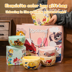 Vaisselle <span class=keywords><strong>Disney</strong></span> Zootopia, bols en céramique mignons pour enfants, pour la maison, les cadeaux et la rentrée scolaire - Product Image 6