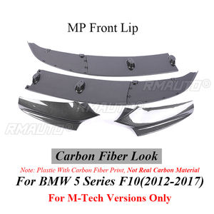 Difusor de Parachoques Delantero Estilo Fibra de Carbono, Kit de Carrocería, Alerones, Molduras para BMW F10 Serie 5 535i 528i M Sport 2011-2016 - Product Image 2