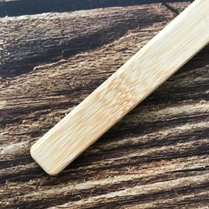 Bamboo Toothbrush Flat Top Square Tail Biodegradable For Home Guesthouse Hotel Use - Product Image 2