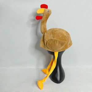 Thanksgiving Day Turkeys Plush Felt Eco-friendly Customizable Hats for Adults <strong>Happy</strong> Party Funny Hat Favors - Product Image 5