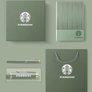 A5 Notebook Gift Box Set Custom Logo Corporate Company High-end Business Office Souvenir Event Gift Dowling <b>Paper</b> Faux Leather - Product Image 4