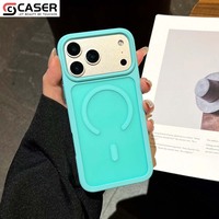 Coque arrière magnétique givrée translucide, finition effet peau, finition pulvérisée, bords souples, antichoc, grande découpe pour appareil photo pour iPhone 11-18