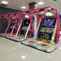 Équipement de jeu électronique de danse « Shining Century », machine à monnayeur à détection de mouvement, grande taille, sur le thème de la ville anime