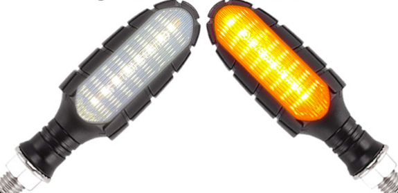 Blanc + ambre (lumières réglées avant)