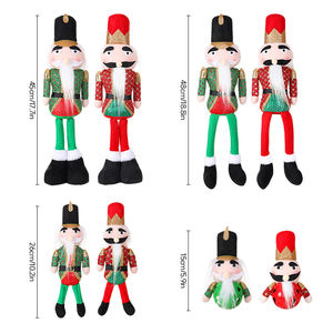 Figurines de soldats <span class=keywords><strong>casse</strong></span>-noisettes en peluche pour Noël, décorations pour l'arbre de Noël, décorations de fête - Product Image 6