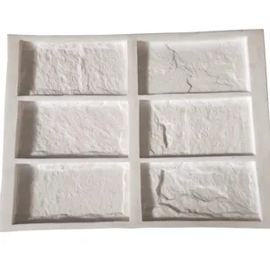 3D墙流行模具生产人造混凝土石材贴面石材
