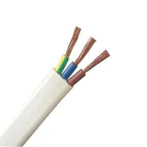 PVC معزول الصلبة النحاس 1.0 مللي متر 1.5 مللي متر 2.5 مللي متر التوأم النواة + E شقة التوأم TPS NMB 6242Y سلك كهربائي و كابل أرضي