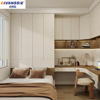 Meubles de chambre à coucher en bois de luxe modernes de haute qualité, table de maquillage extensible et pliable avec fonction de maquillage pour hôtels et appartements