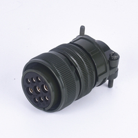 Steckverbinder nach amerikanischem Standard, Luftfahrtsteckdose MS3106A-24-11S, 9-poliger MS5015 Kfz-Adapter, Steckverbinder aus Zinklegierung