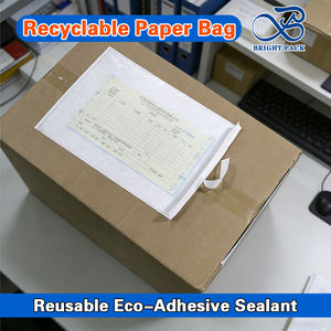 Busta Ecologica Trasparente in Carta Glassine Autoadesiva per Spedizioni, Fatture, Documenti e Liste di Imballaggio - Product Image 3