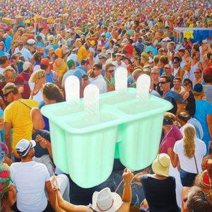 Molde de helado de silicona ecológico lindo estilo DIY con logotipo personalizado para caja de preparación de alimentos de postre de Chocolate embalado - Product Image 2