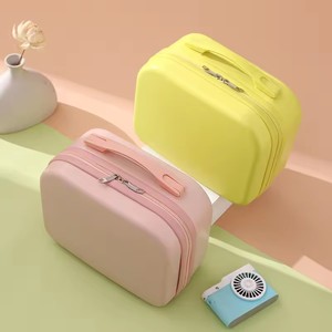 <span class=keywords><strong>Valise</strong></span> Mini OEM 14 Pouces Portable Étanche Sac de Rangement Boîte de Voyage à Code Serrure Sacs de Maquillage Personnalisés pour Femmes - Product Image 3