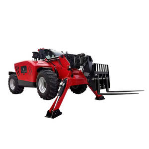 Cargador de movimiento de tierras de 2,5 toneladas, cargador de ruedas telescópico hidráulico articulado con brazo telescópico de tracción en las cuatro ruedas diésel - Product Image 4