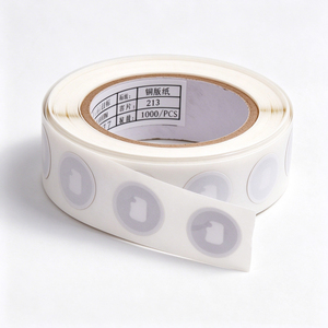 Étiquette autocollante RFID NFC personnalisée en gros 13,56 MHz 25 mm Ntag216 888 octets pour applications et QR codes de site web - Product Image 3