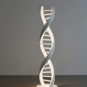 Lampe de sol sculpturale imprimée en 3D personnalisée, éclairage design contemporain pour salon et intérieurs commerciaux - Product Image 3