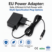 Adaptateur secteur mural CE AC/DC 3V 5V 9V 12V 15V 18V 24V 48V 500mA 1A 2A 3A pour serrure intelligente, routeur, CCTV, NVR