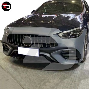 Materiale C63 S E Performance Style paraurti anteriore Kit corpo griglia anteriore <span class=keywords><strong>2021</strong></span>-on più nuovo PP 1 Set per <span class=keywords><strong>Mercedes</strong></span> W206 classe <span class=keywords><strong>C</strong></span> C200 C260 - Product Image 5