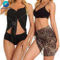 Pareo Falda Personalizada para Playa, Estampado Digital, Estilo Hawaiano, Sarong, Traje de Baño de Secado Rápido, Spandex/Poliéster, 1 Pieza, OEM