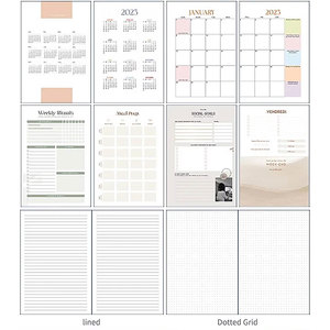 80/120/140/200 Sheets Dày Mềm PU Da <span class=keywords><strong>A4</strong></span> Học Sinh Đại Học Sinh Viên Kỷ lục Máy Tính Xách Tay Tạp Chí - Product Image 5