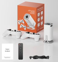 Mini Proyector WIFI Portátil HY300 Pro, 720p Máx. 4K HD, Android 1080P, Cine en Casa, Lámpara LED, Controlador de Proyección para Juegos