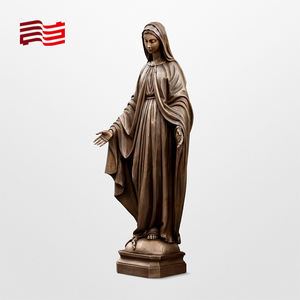 Fábrica de China Virgen María Artículos religiosos Estatua Regalos <span class=keywords><strong>cristianos</strong></span> Estatua de bronce religiosa - Product Image 4
