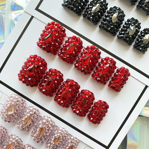 <span class=keywords><strong>Ongles</strong></span> press-on 3D de luxe à paillettes, design exquis, 10 pièces, couverture complète, <span class=keywords><strong>d</strong></span>écorés, faits à la main, <span class=keywords><strong>en</strong></span> <span class=keywords><strong>gel</strong></span> UV, acrylique sculpté, faux <span class=keywords><strong>ongles</strong></span> - Product Image 6