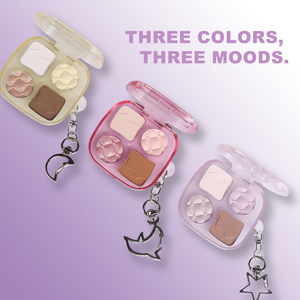 Palette de fards à paupières scintillants, palette de fards à paupières doux et soyeux, marque privée, Mood Quad, palette de fards à paupières portable <span class=keywords><strong>4</strong></span> couleurs - Product Image 4