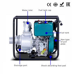 Pompe à eau diesel 4 pouces pour l'approvisionnement en eau d'urgence communautaire et la <span class=keywords><strong>sauvegarde</strong></span> quotidienne - Product Image 4