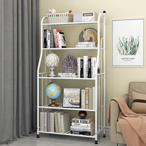 Jinsheng Metal <b>Storage</b> Rack 5-Tier Standing Multifunctional Living Room <b>Shelf</b> Minimalist Style - Product Image 2
