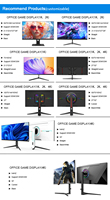 Monitor de Computadora LED IPS de 24 Pulgadas OEM ODM, Pantalla Plana de 1080P, Interfaces VGA 2k DP para Escritorio, Bajo Precio con Buena Calidad
