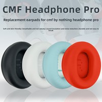 Coussinets d'oreille en cuir en gros, doux, confortables, faciles à installer, pour casques supra-auriculaires CMF
