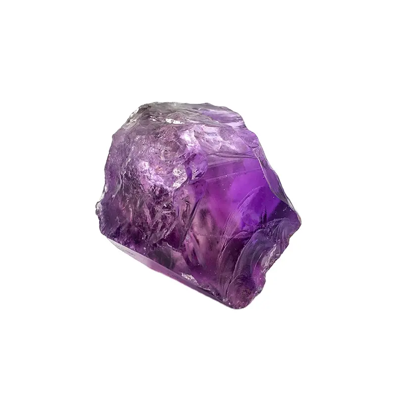 Vente en gros de pierre brute d'améthyste naturelle de haute qualité pierre brute en cristal violet pour la décoration de la maison