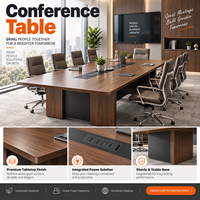Ensemble complet de mobilier de bureau avec bureau de direction, postes de travail pour le personnel, table de réunion, réception et armoires de rangement