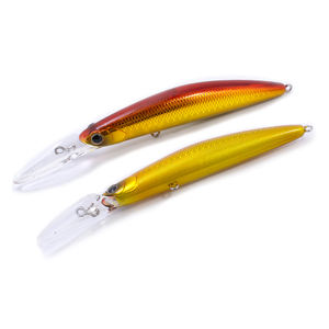 129mm Dünne Holographische Rasseln Crankbait Wobbler Schwimm Elritze Fischerei Locken <span class=keywords><strong>Minow</strong></span> - Product Image 4