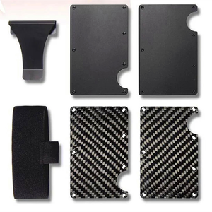 Tarjetera de fibra de carbono  tarjetero automático 3k pure de fibra de carbono - Product Image 3