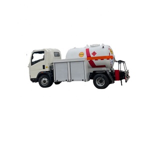 Gas repostar 4x2 HOWO Tanker 2,5 toneladas 5 toneladas 10 toneladas 15 toneladas LPG <span class=keywords><strong>bobtail</strong></span> 10MT cilindro embotellado móvil gas SKID <span class=keywords><strong>bobtail</strong></span> camiones - Product Image 3