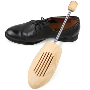Ensanchador de zapatos de madera de One Way, expansor de zapatos de vestir con mango en forma de T en madera de Haya/madera dura (barnizada) - Product Image 4