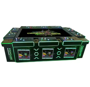 Hot Bán Sang Trọng Cá Trò Chơi Bảng 10 Người Chơi 86/100 Inch Đồng Xu Hoạt Động Điện Tử Kim Loại Tủ Cho Đại Dương Vua Cá Hội Đồng Quản Trị - Product Image 4