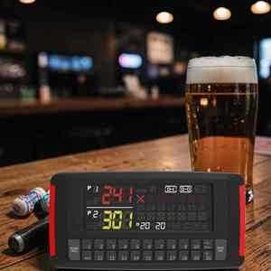 Panel de Colores para Dardos, Pantalla LCD de Alto Contraste, Multijugador, Puntuación Automática, Diseño Simple de Botones, ABS - Product Image 4