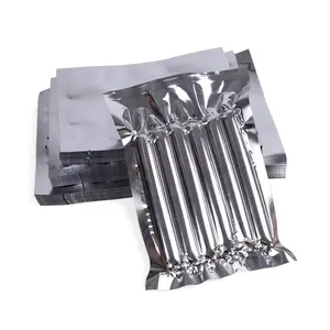 Laminated opaque silver aluminum foil vacuum mylar bag composite food vacuum sealer bags