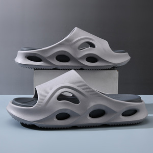 Sandalias de Playa para Hombre, de EVA, Transpirables, Antideslizantes, con Suela Gruesa, Blancas, Negras, Grises - Product Image 2
