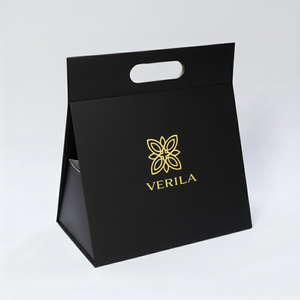 Luxury Custom Luxury Die Cut Handle <b>Magnetic</b> <b>Box</b> Folding Triangular Cardboard <b>Box</b> Paper Packaging Women's Day gift <b>box</b> Boxes - Product Image 1