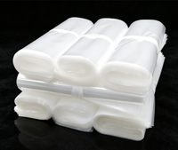 Sac plat en PE transparent haute pression, résistant à la poussière, à l'humidité et à la rouille, film intérieur pour carton, sac d'emballage plastique pour stockage, en stock usine