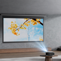 Projecteur LCD intelligent avec WiFi, résolution 1080P, logiciel personnalisé basé sur Android, logo, projecteur pour réunions, pour l'éducation